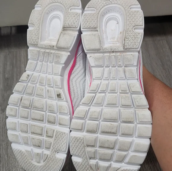 Avia Women's White and Neon Pink Athletic Shoes Size 9 - Picture 6 of 6